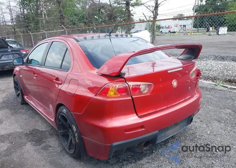 2008 Mitsubishi Lancer Evolution Gsr из США, поврежденный, VIN JA3AW86V58U048553